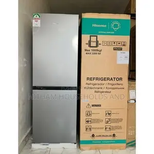 Mika Double Door Fridge – 138 L (Silver)