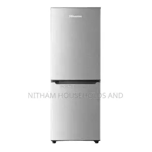 Mika Double Door Fridge – 138 L (Silver)