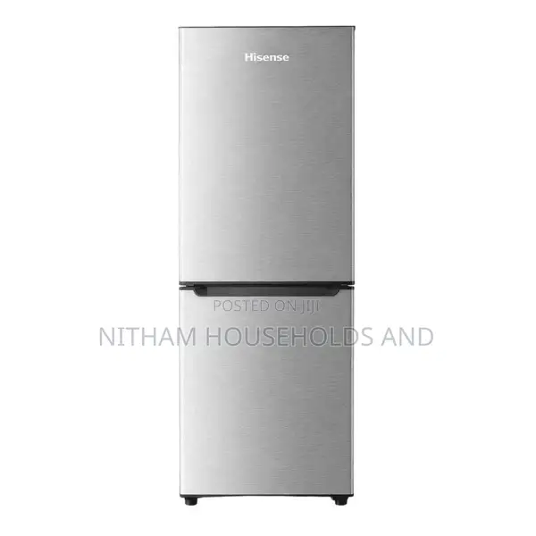 Mika Double Door Fridge – 138 L (Silver)