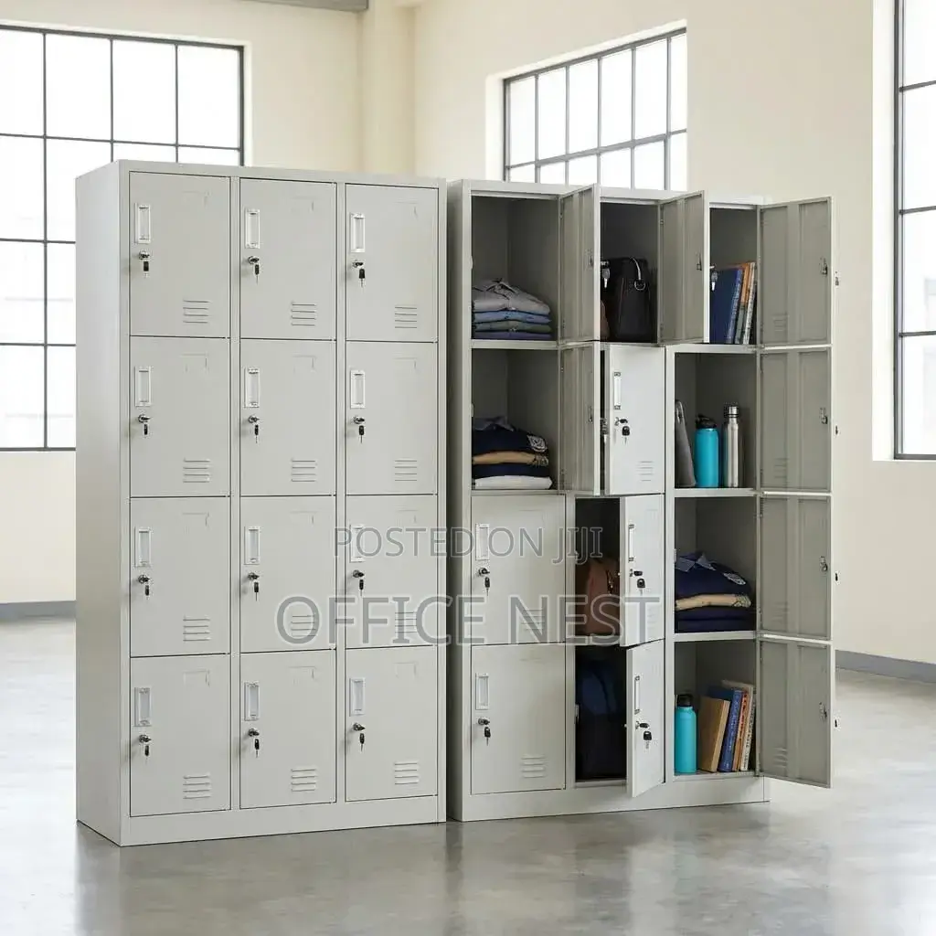 Metallic 12door Office Cabinet