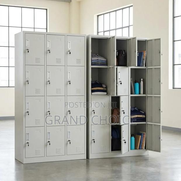Metallic 12door Office Cabinet