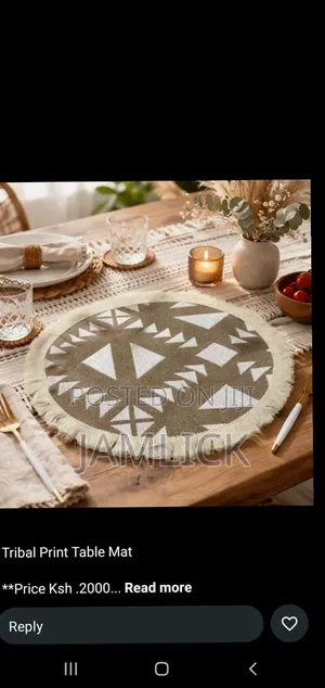 6pcs Unique Double-Sided Table Mats
- Rb