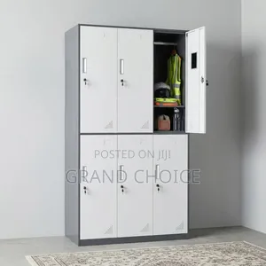 Modern 6 Door Storage Cabinet