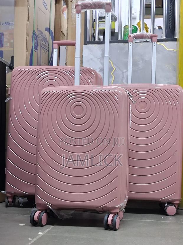 Unbreakable Pp Rubber 3-in-1 Suitcase Set - Pt - thumbnail 2