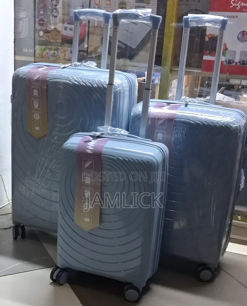 Size 2 Unbreakable Pp Rubber 3-in-1 Suitcase Set
 - Pt