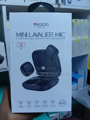 The Yesido Kr21 Mini Lavalier Microphone Wireless Clip-on Lapel Mic.