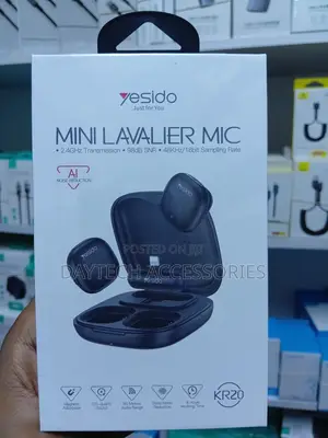 Yesido Kr20 Mini Wireless Lavalier Microphone for iPhone Plug-and-Play