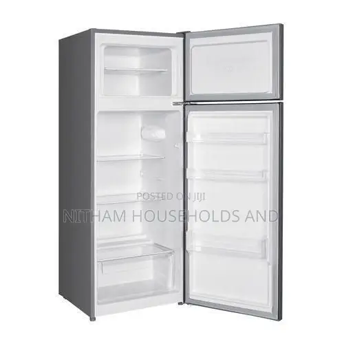 Roch 205l Double Door Fridge