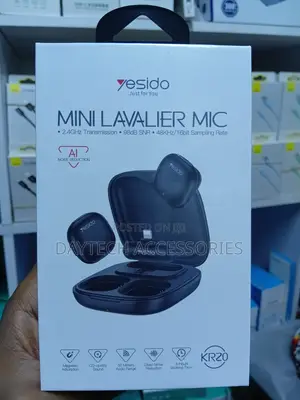 Yesido Kr20 Mini Lavalier Microphone - Lightning Connector.