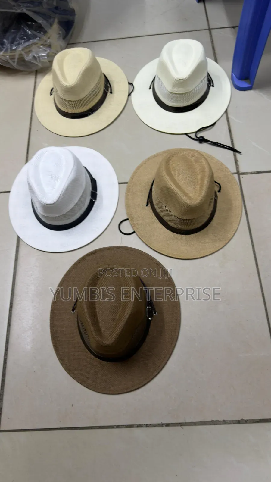 Straw Panama Hats With a Breathable Mesh
