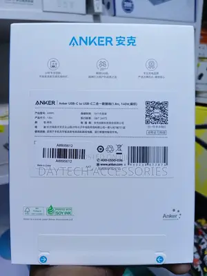 Anker 140w 2-in-1 Usb-c To Usb-c Cable – Dual Fast Charging 1.8m