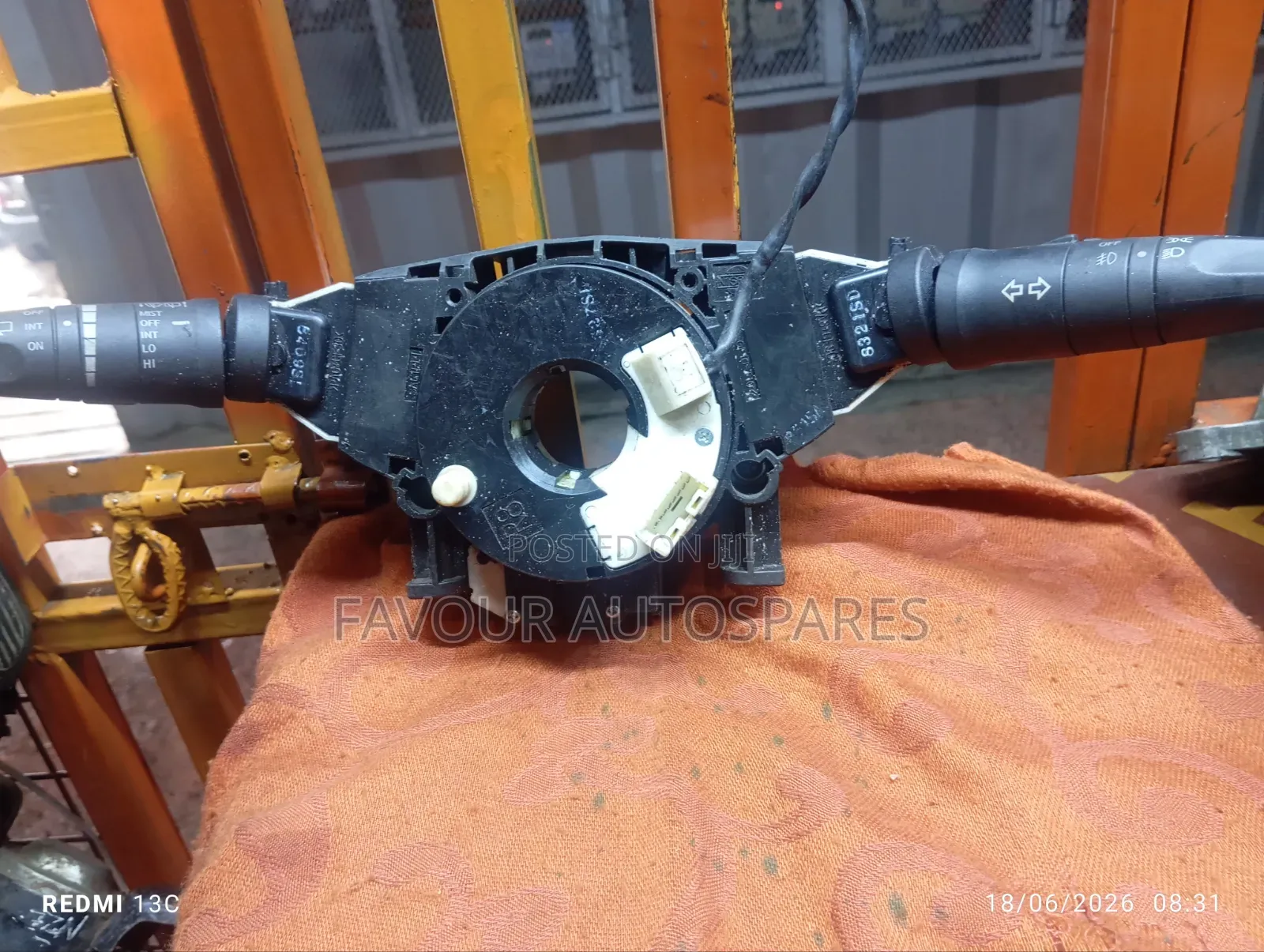 Ex Japan Spiral Cable Complete With Angle Sensor for Nissan Navara