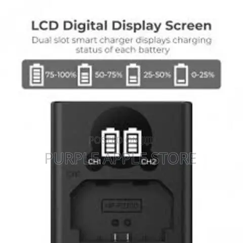 Np-Fz100 Battery Charger With Lcdscreen for Sony Alpha Zv-E1.
