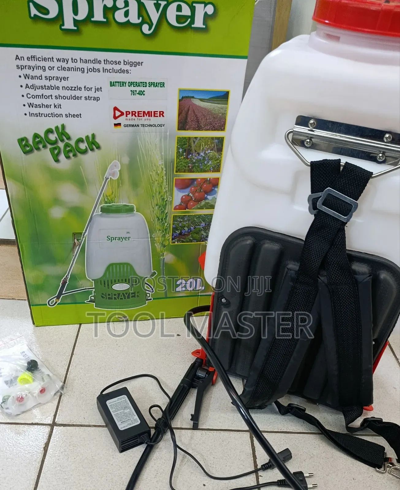 Premier Cordless Knapsack Sprayer/Uality Rechargeable Knapsack Sprayer