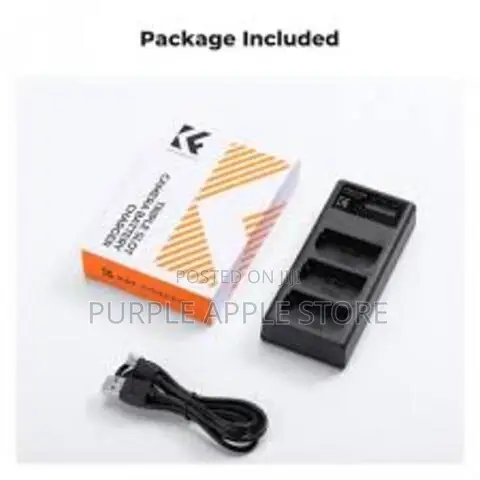 Lp-E6 Battery and Three Slot Charger