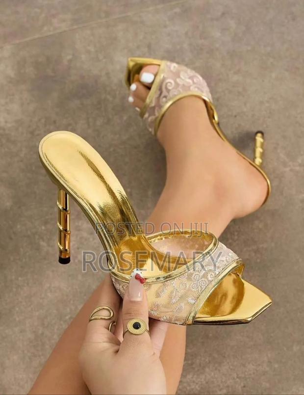 Mesh Design Heels