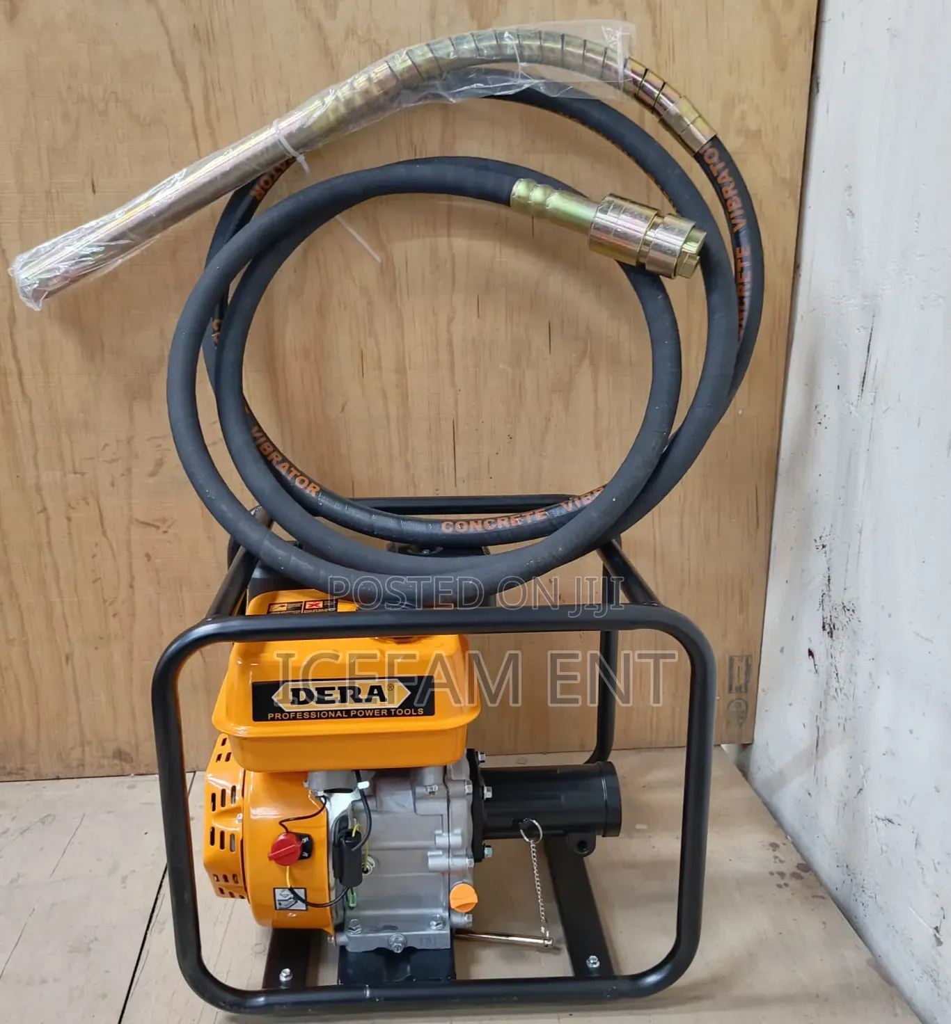 Dera Gasoline Vibrator With 50mm by 6m Poker Shaft