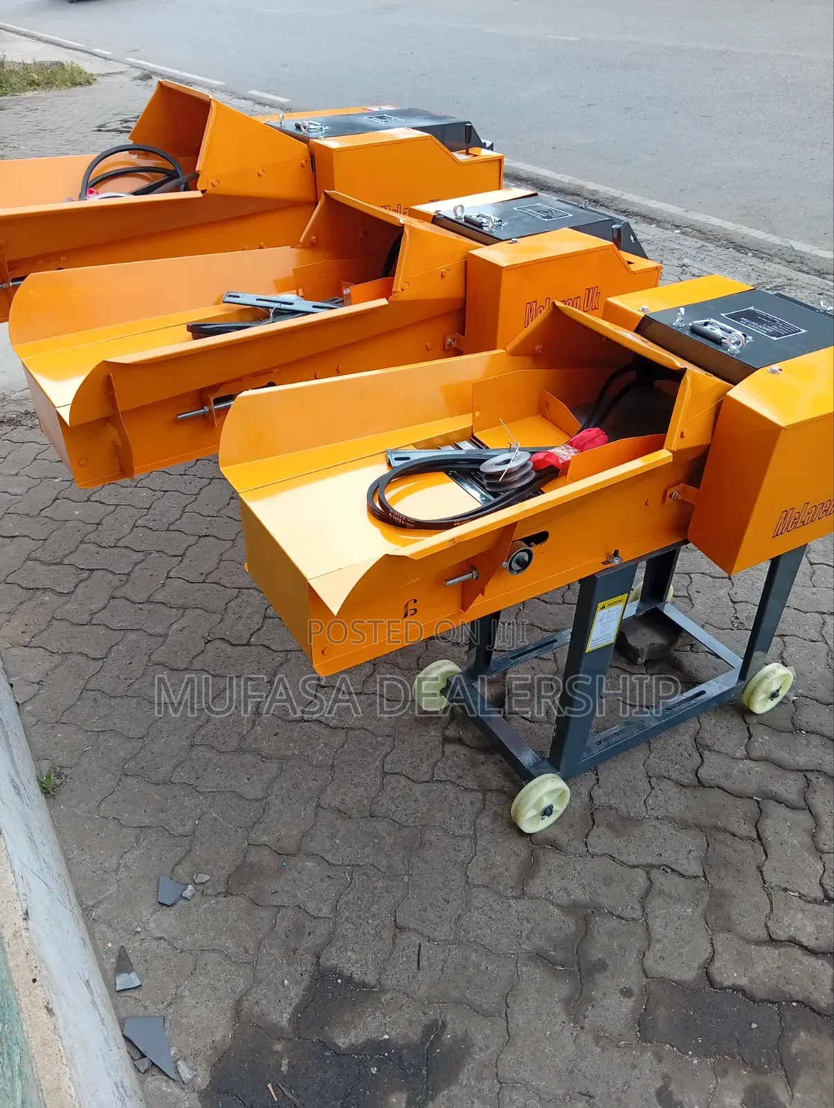 Yellow High Speed Chaff Cutter~Motor