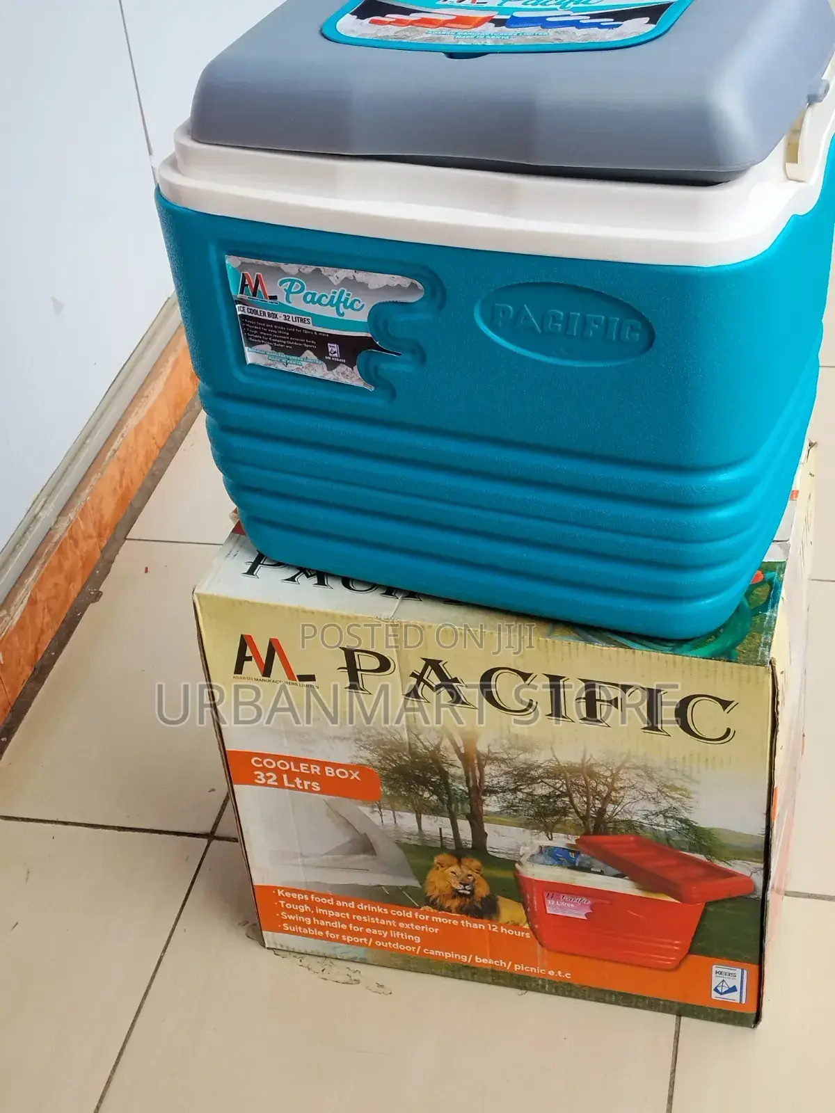 Pacific 32 Litres Ice Cooler Box – Keep Drinks Food Fresh