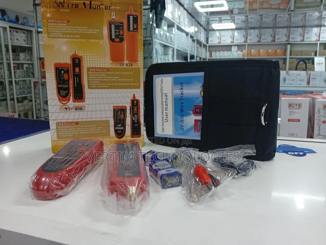Network Cable Tracer With Continuity Testing and Fault Detection