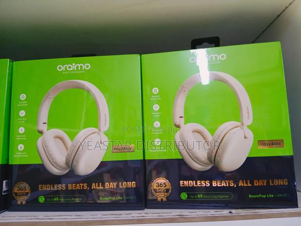 Oraimo Boompop Lite (Ohp-317) Over-Ear Wireless Headphones.