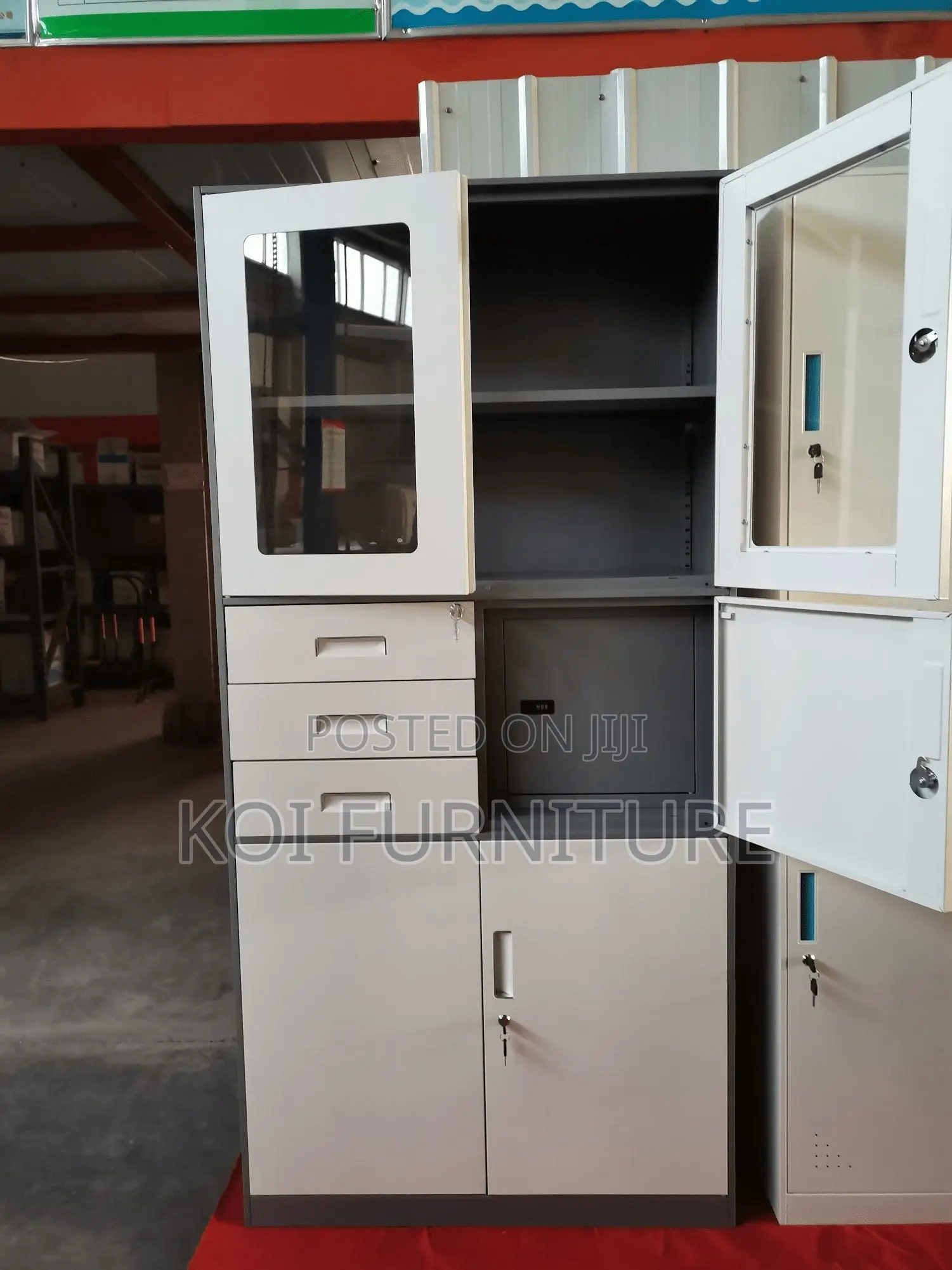 Office Cabinet; Executive Office Filing Cabinets With Safe