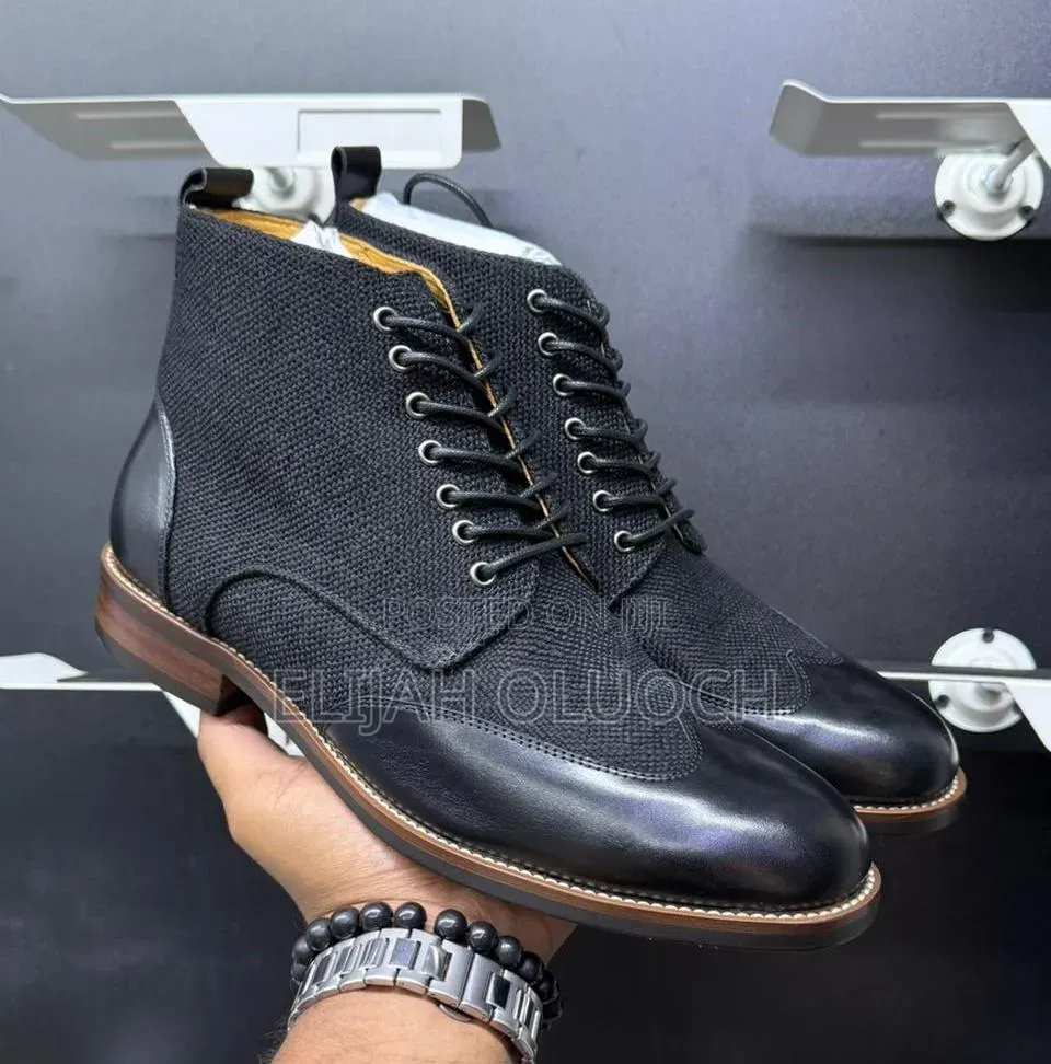 John Foster Casual Leather Boots