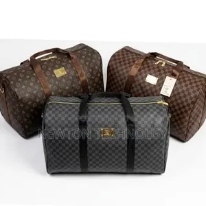 Big Travel Duffle Bag Available in Brown and Grey