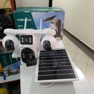 5lens CCTV Cameras Solar Powered 3ptz Outdoor Security Camera