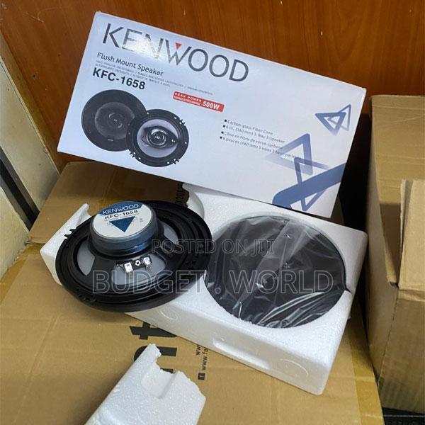 . Kenwood KFC-1658 Full Range Car Speakers – Deep Bass Crystal-Clear