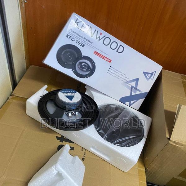 Kenwood 6-Inch Audio Speakers Pair – KFC-1658 High Performance Sound