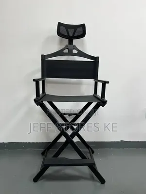 Classy Black Make Up Chair