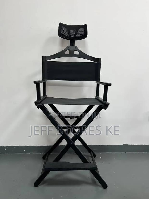 Classy Black Make Up Chair