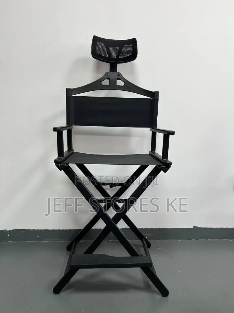 Classy Black Make Up Chair