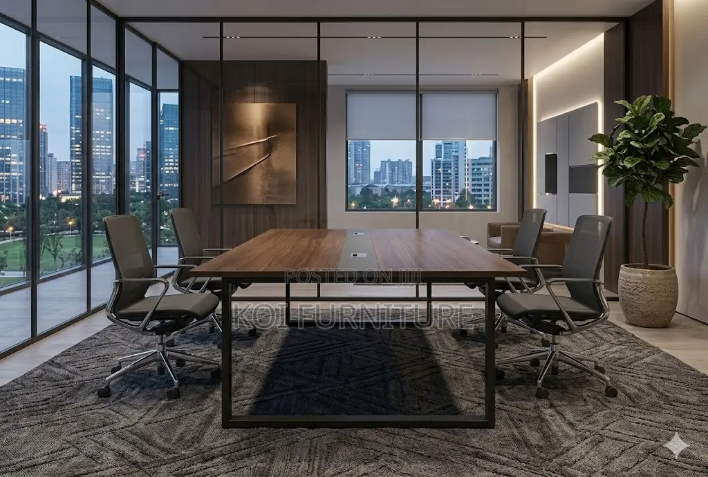 Boardroom Table; 2.4 Meters Meeting Conference Boardroom Table