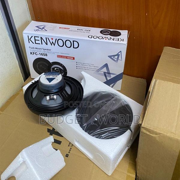 . Kenwood KFC-1658 500w 6-Inch Car Speakers Pair – Powerful Audio Perf