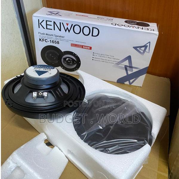 . Kenwood KFC-1658 Flush Mount Car Audio Speakers – 500w Stereo Upgrad