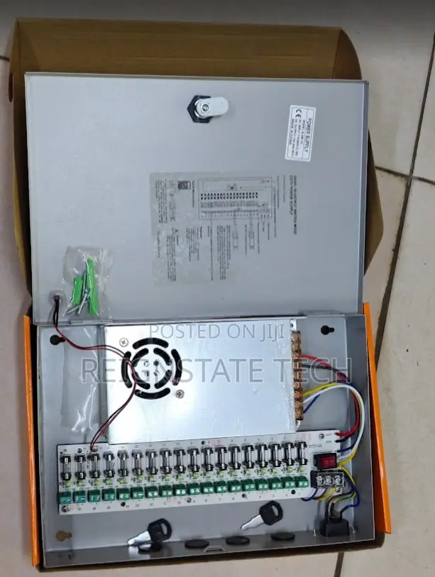 Closed CCTV Power Supply Unit 20amps