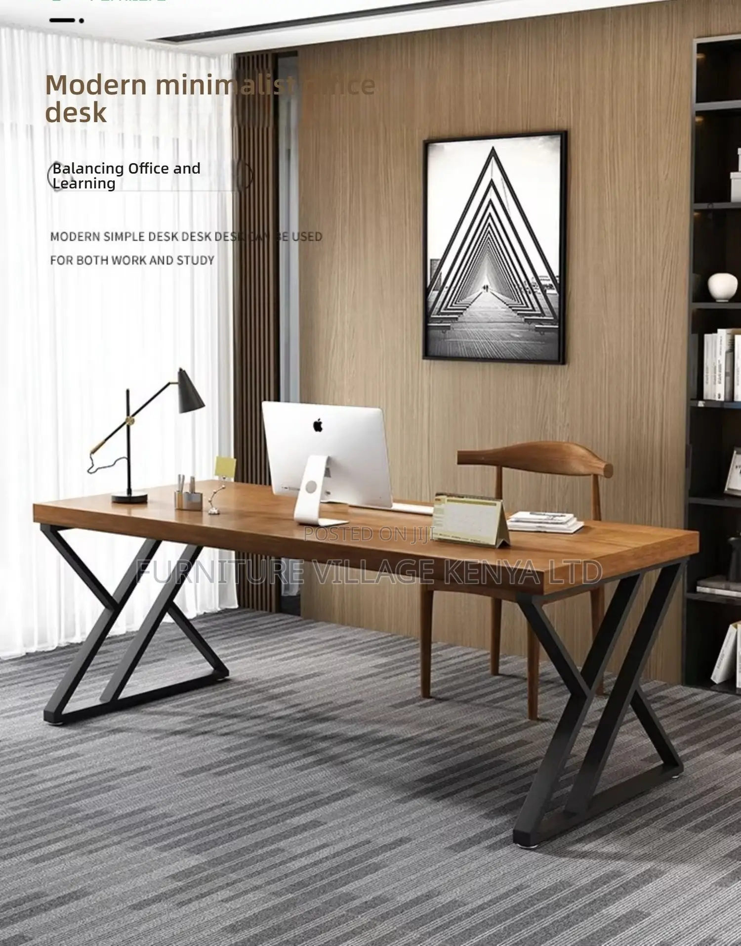 Modern 1.2m Office Computer Desk