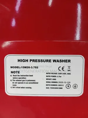 Pioneer High Pressure Car Wash Machine