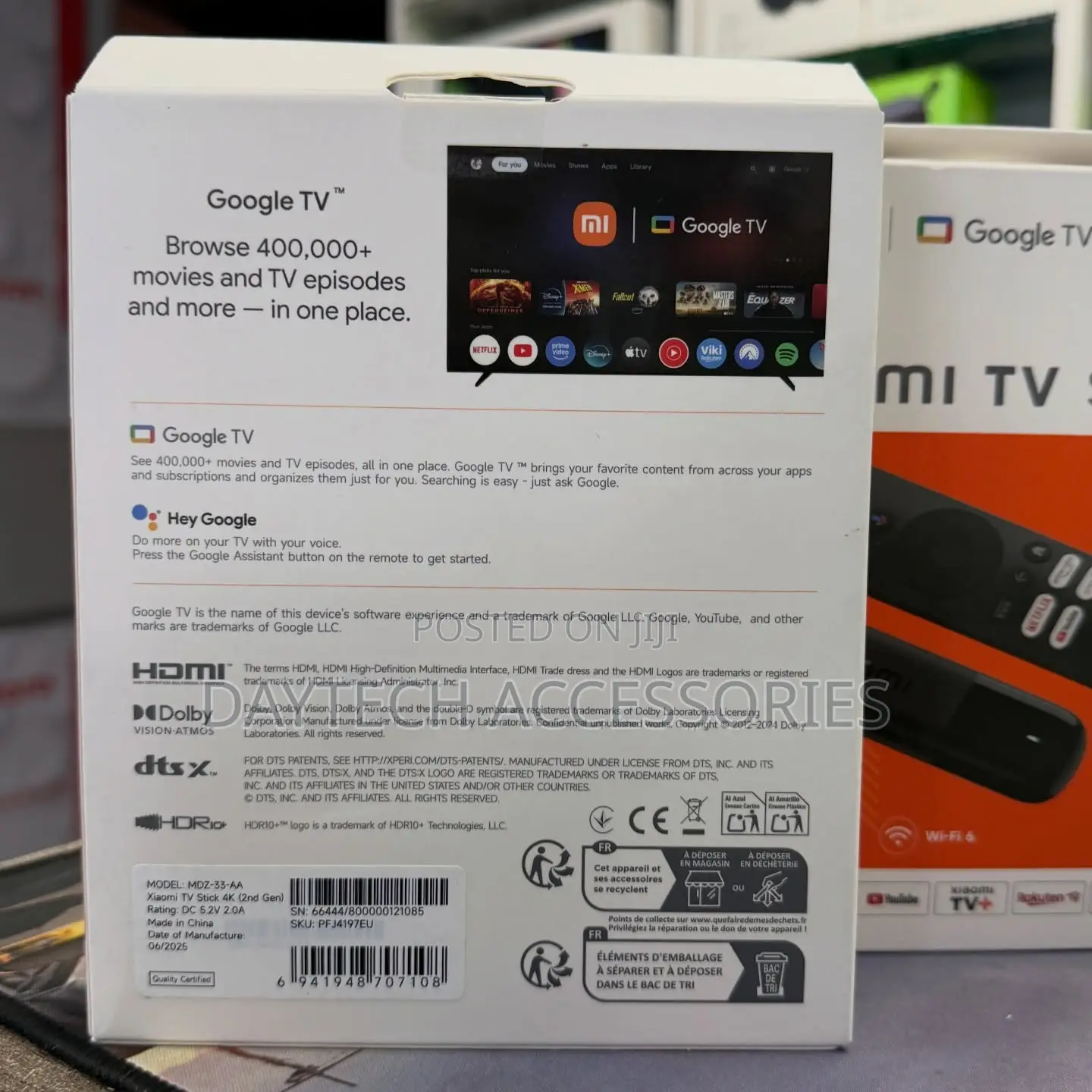 Mi Tv Stick (2nd Gen) With Google Tv – Uhd 60fps Hdr10+ - Black