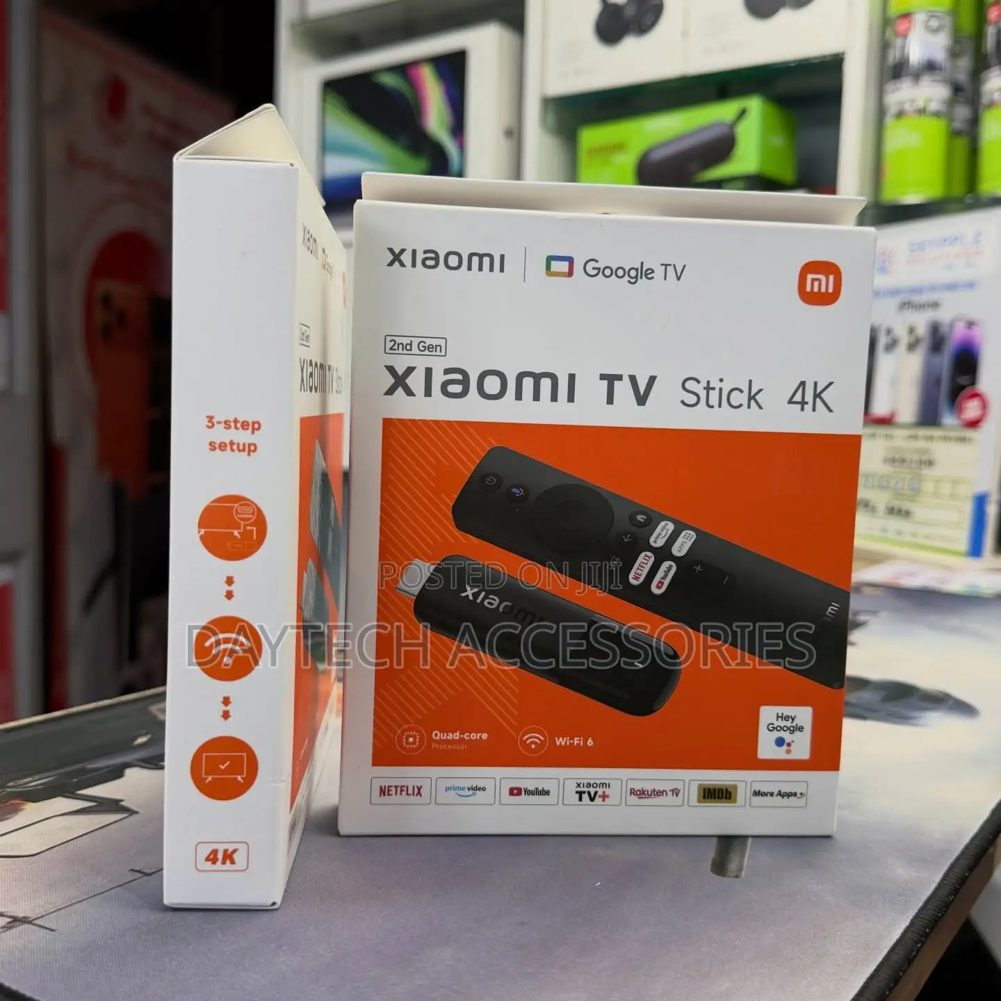 Mi Tv Stick (2nd Gen) With Google Tv – Uhd 60fps Hdr10+ - Black