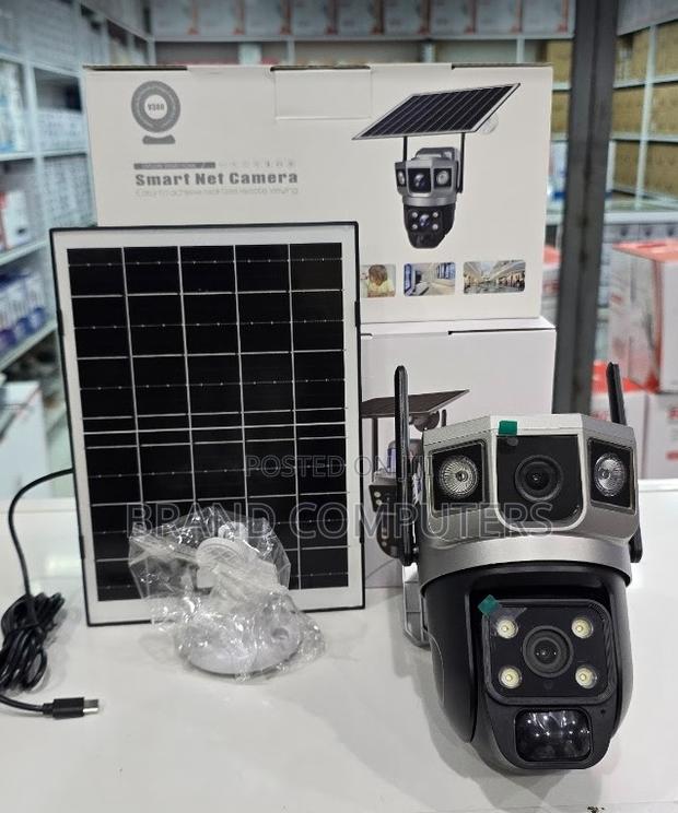 V380 Smart Net Camera V380 Pro -Wifi Solar Dual Lens Camera