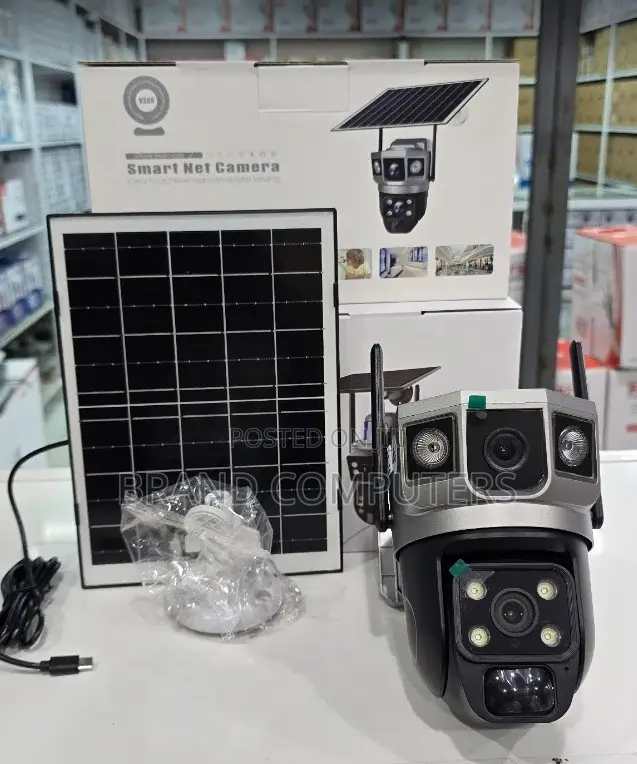 V380 Smart Net Camera V380 Pro -Wifi Solar Dual Lens Camera
