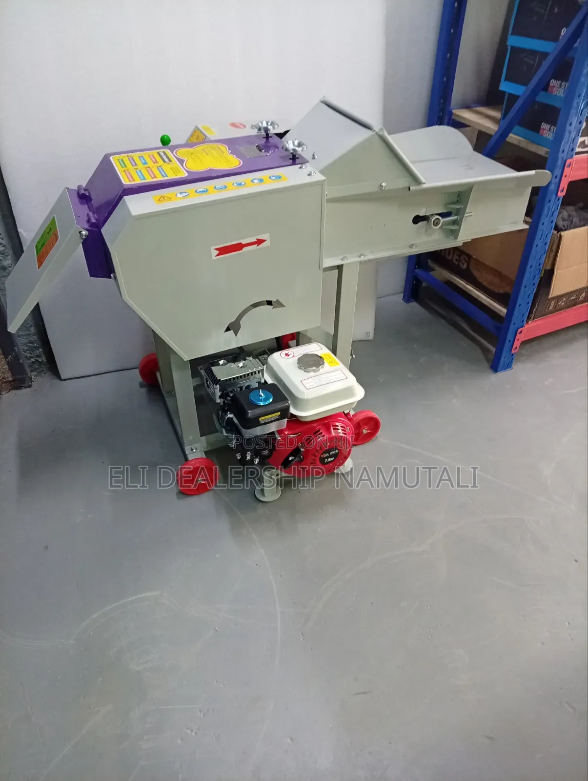 9zt-0.6a High Chaff Cutter With 7.5hp Engine