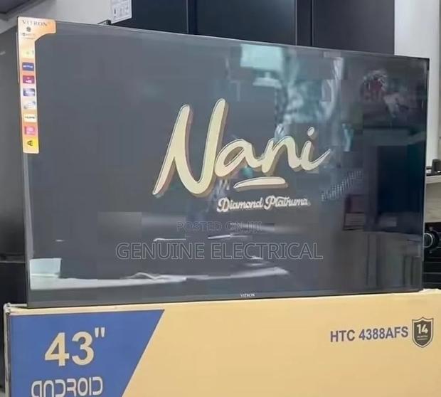 Vitron 43 Inch Frameless Smart Android Tv HTC/43