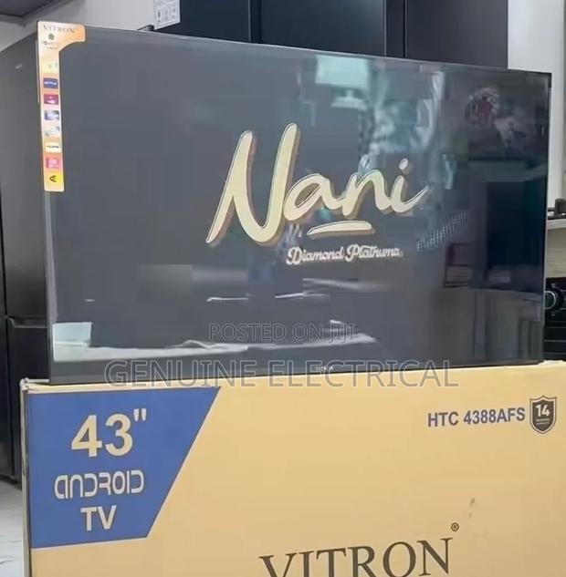 Vitron 43 Inch Frameless Smart Android Tv HTC/43 - thumbnail 2