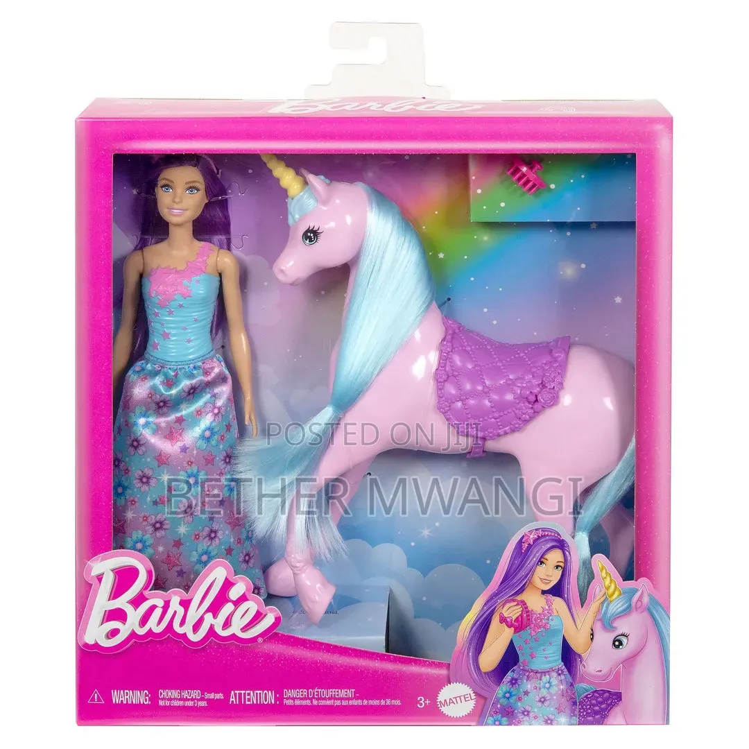 Barbie Doll and Unicorn