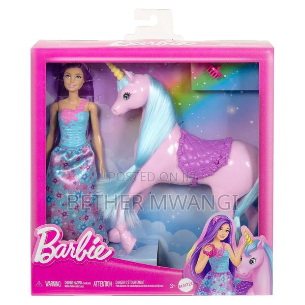 Barbie Doll and Unicorn