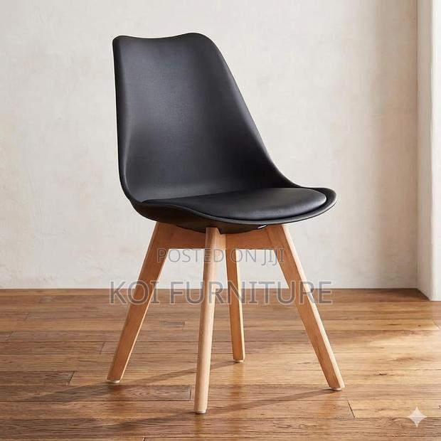 Dining Chairs; Dining Eames Chairs With Wooden Legs